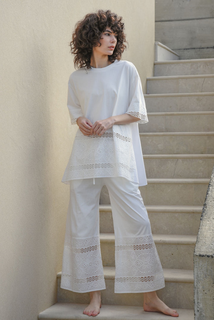 Curate TELL IT STRAIGHT Pants - Wht