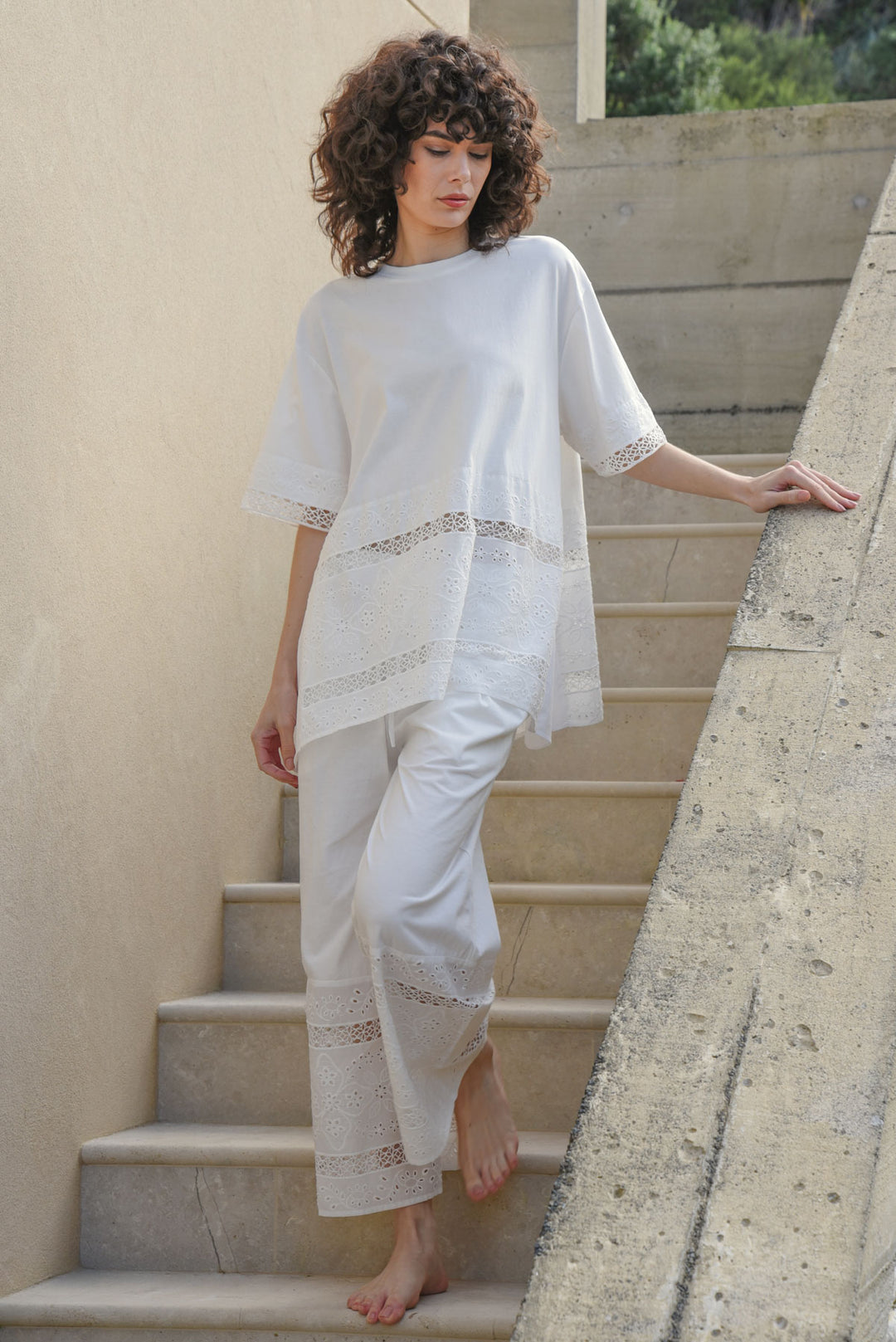 Curate TELL IT STRAIGHT Pants - Wht