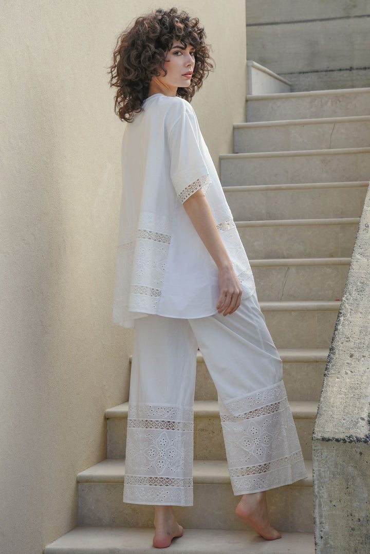 Curate TELL IT STRAIGHT Pants - Wht