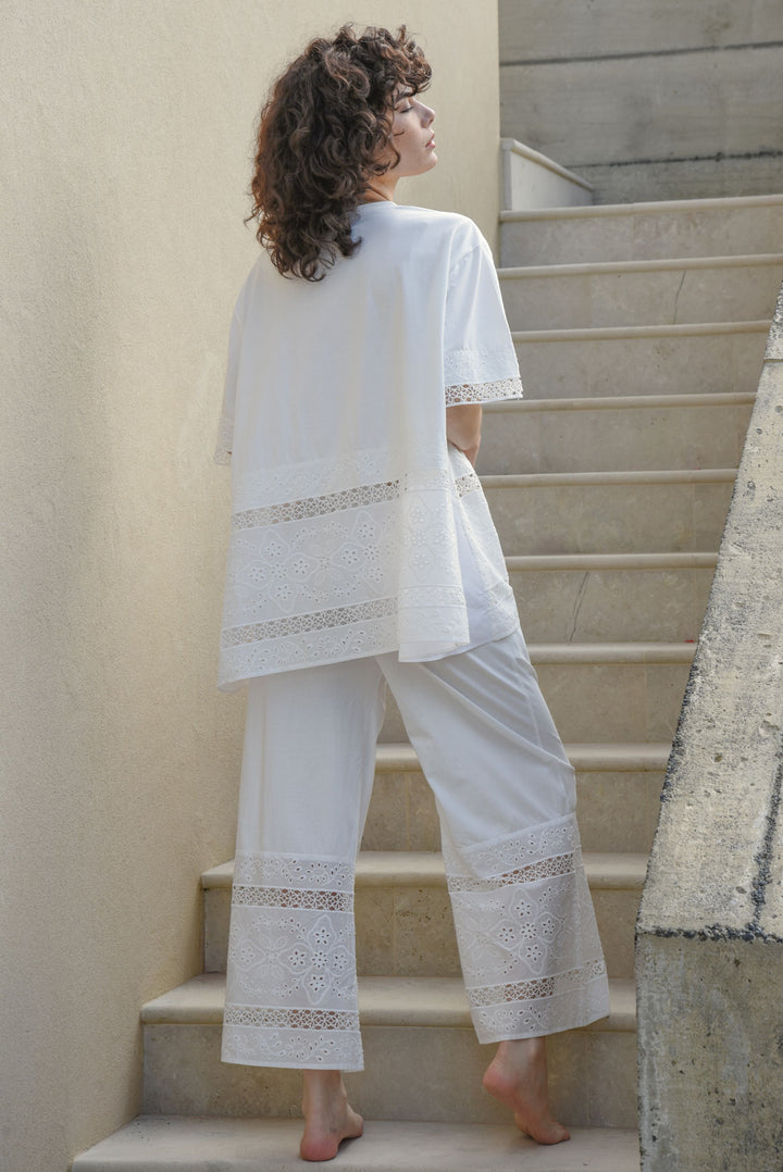 Curate TELL IT STRAIGHT Pants - Wht
