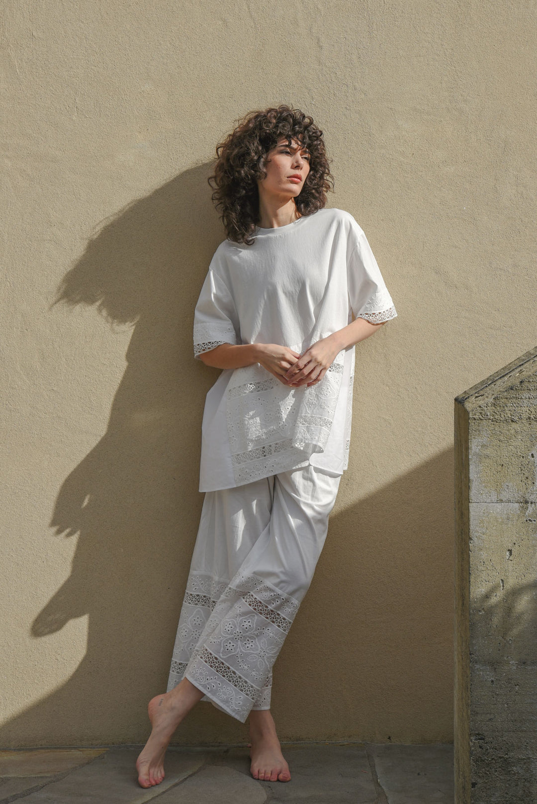 Curate TELL IT STRAIGHT Pants - Wht