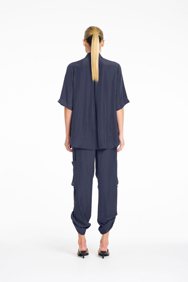 Mela Purdie Tab Swish Plaza top - NAV