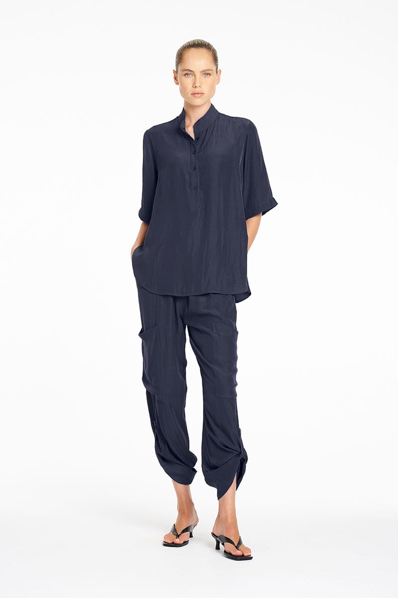 Mela Purdie Tab Swish Plaza top - NAV