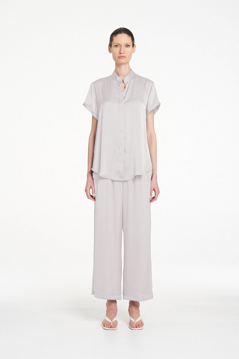 Mela Purdie Soft Stand Shirt - White