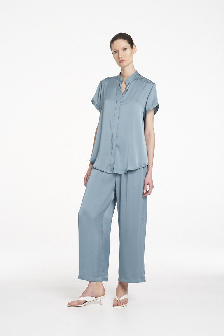 Mela Purdie Soft Stand Shirt - Nile
