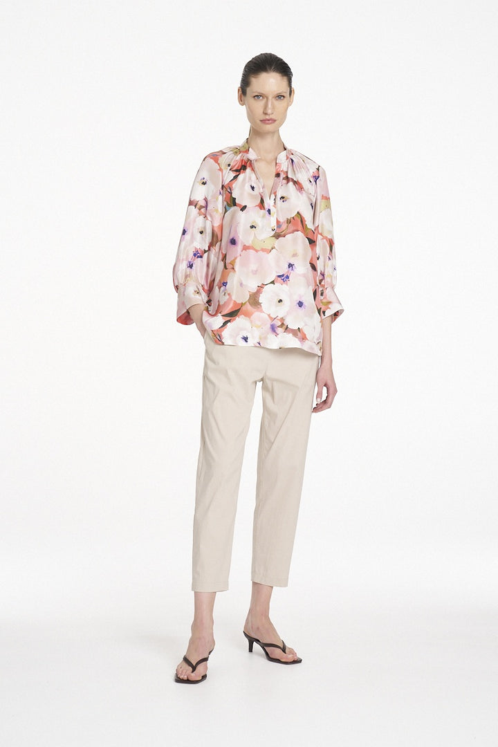 Mela Purdie Roman Blouse - Poppy