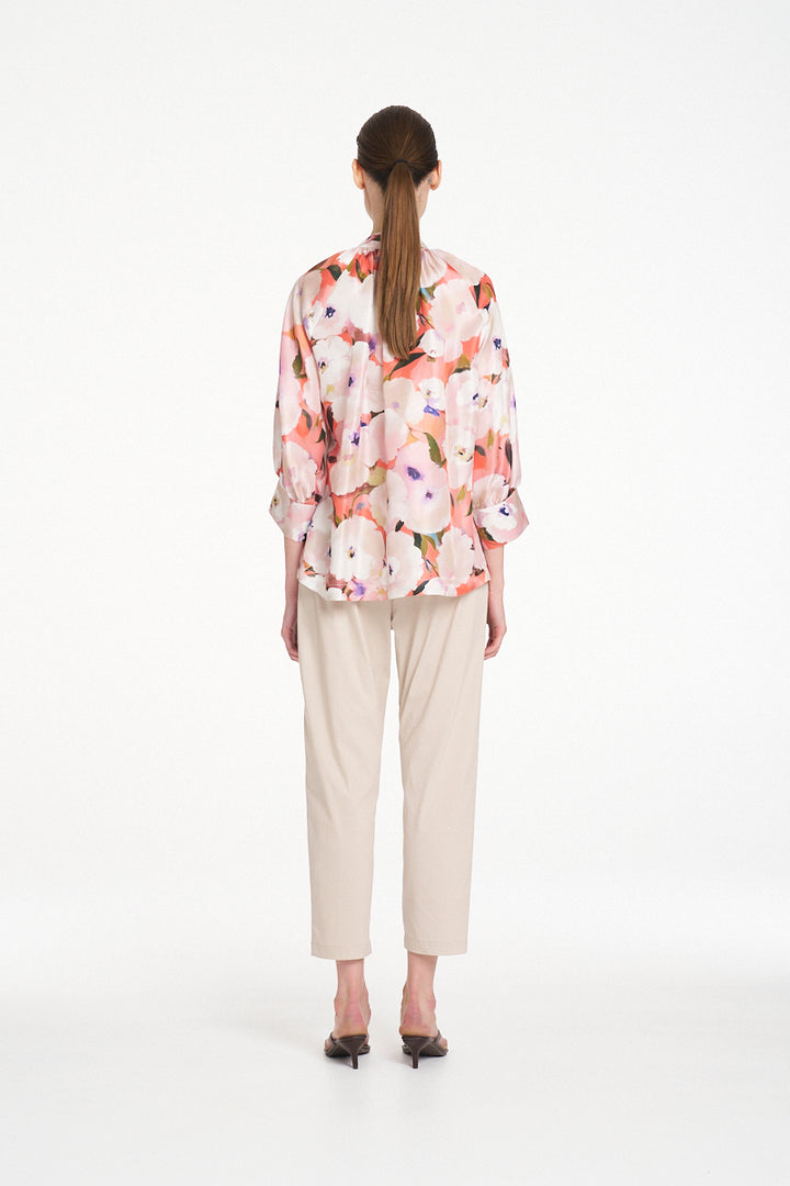 Mela Purdie Roman Blouse - Poppy