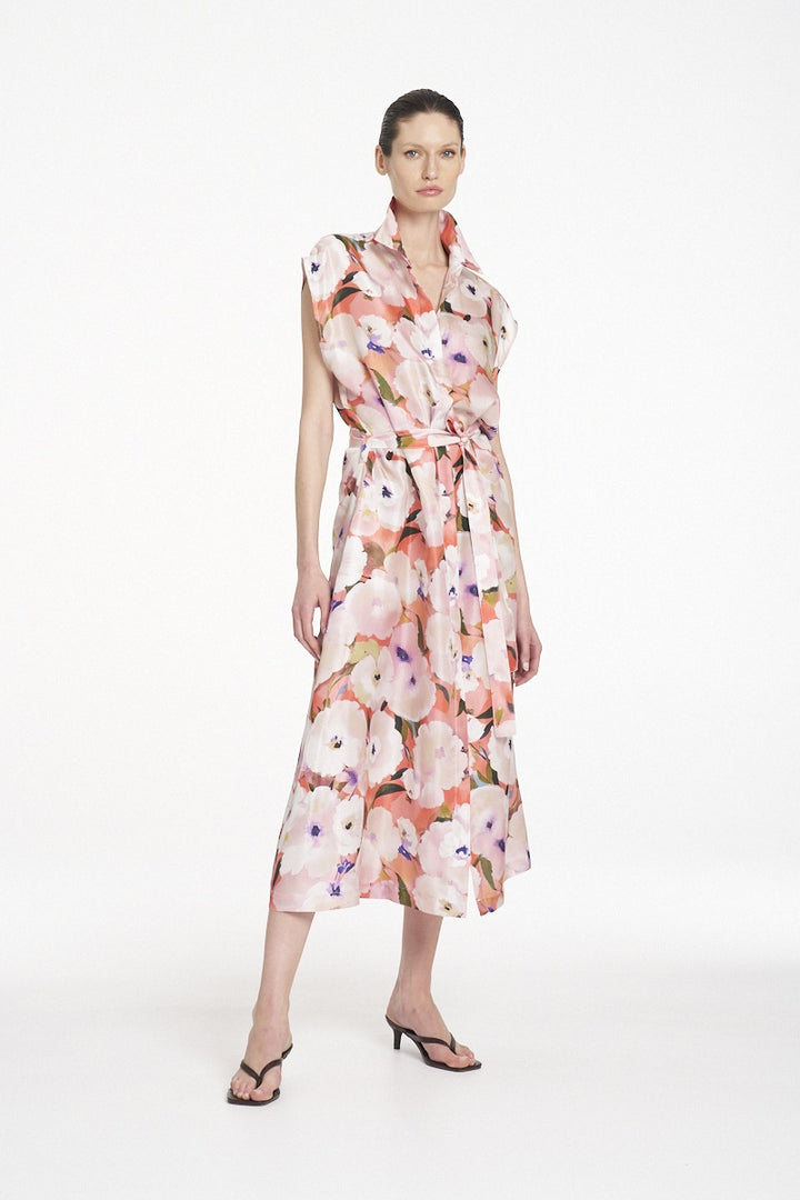 Mela Purdie Slice Shirt Dress - Poppy