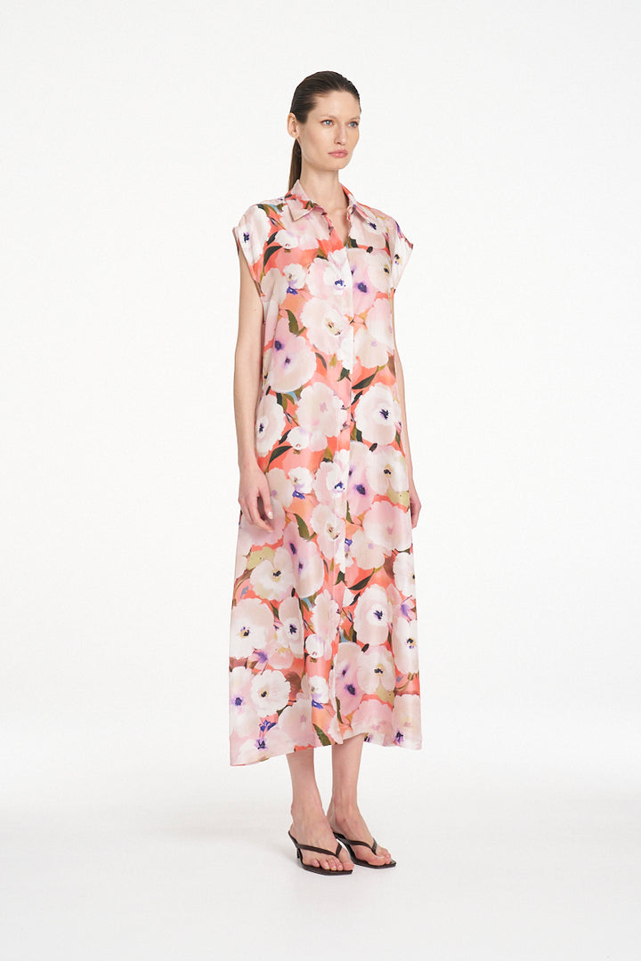 Mela Purdie Slice Shirt Dress - Poppy