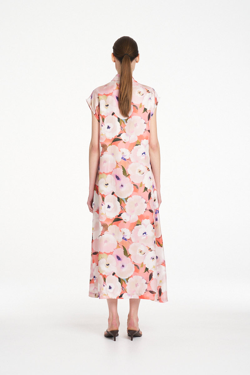 Mela Purdie Slice Shirt Dress - Poppy