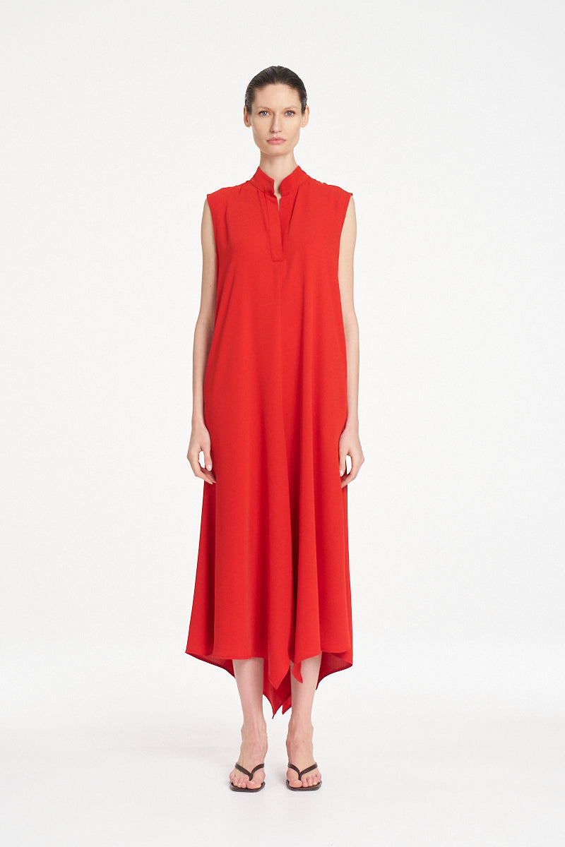 Mela Purdie Tab Soire Dress - Papaya