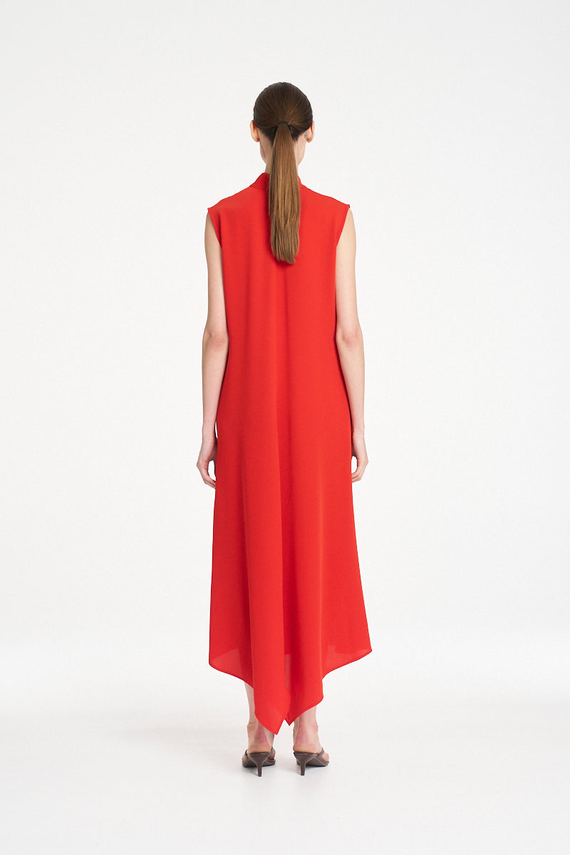 Mela Purdie Tab Soire Dress - Papaya