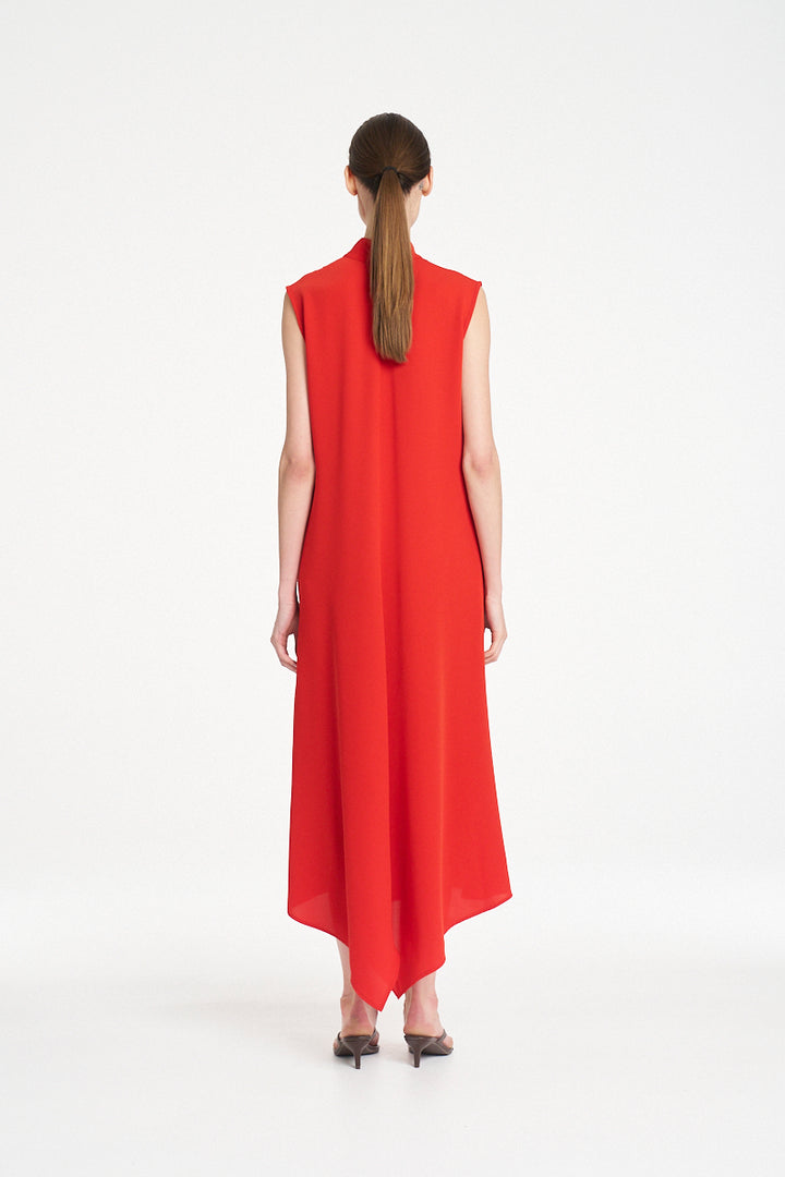 Mela Purdie Tab Soire Dress - Papaya