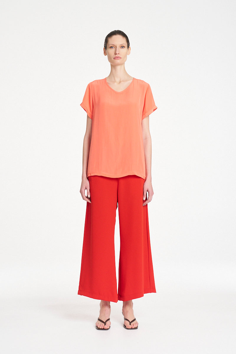 Mela Purdie Travel Tee - Tangerine
