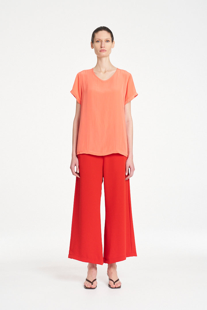 Mela Purdie Travel Tee - Tangerine