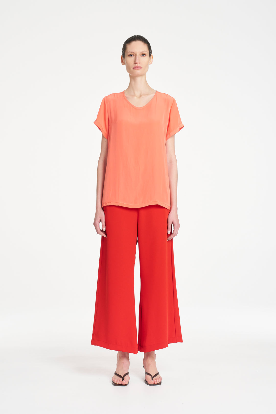 Mela Purdie Crop Suit Pant - Papaya