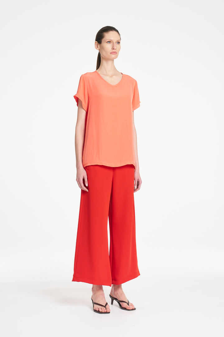 Mela Purdie Crop Suit Pant - Papaya