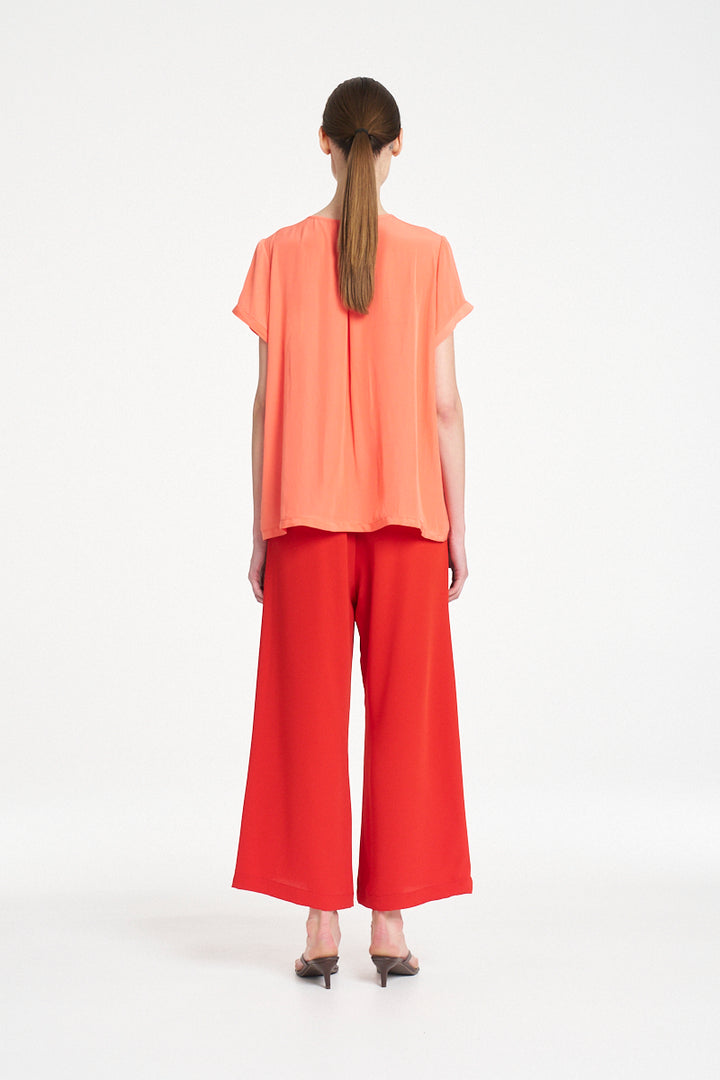 Mela Purdie Travel Tee - Tangerine