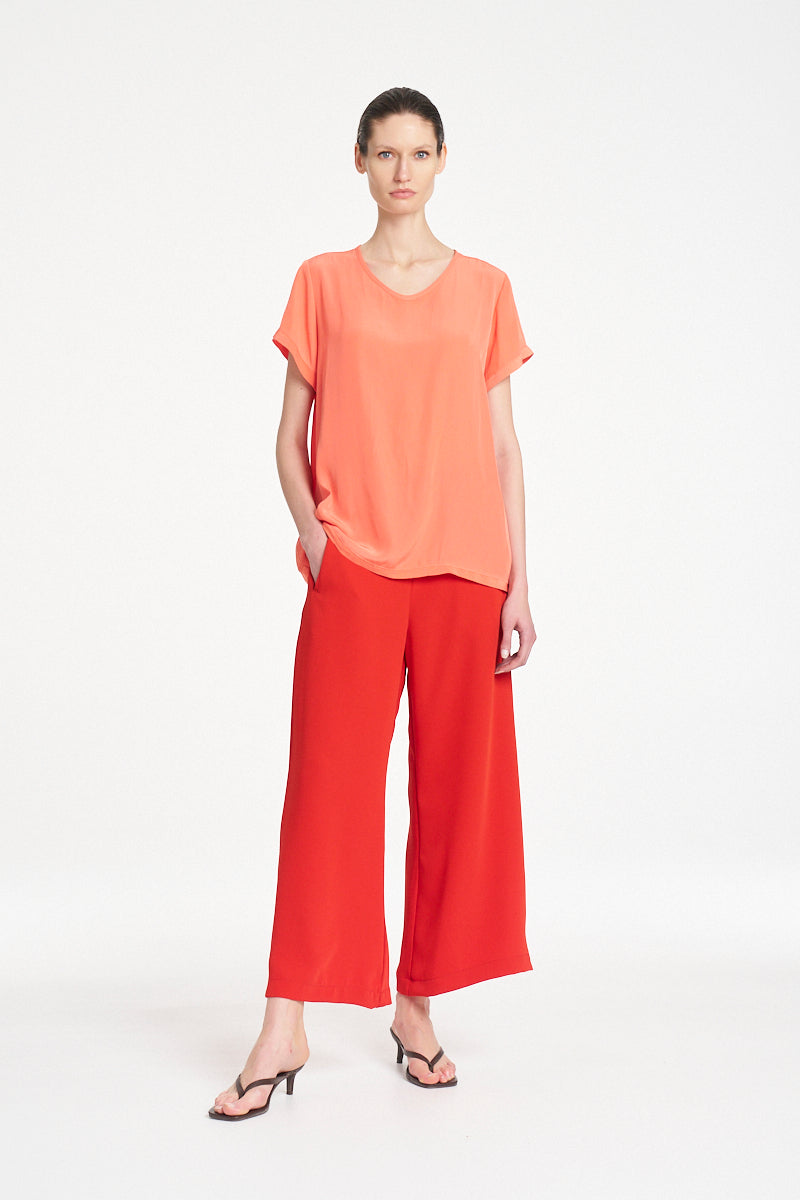 Mela Purdie Travel Tee - Tangerine