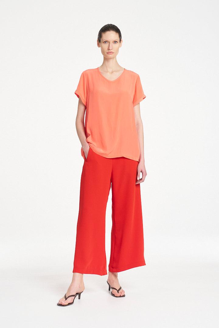 Mela Purdie Travel Tee - Tangerine