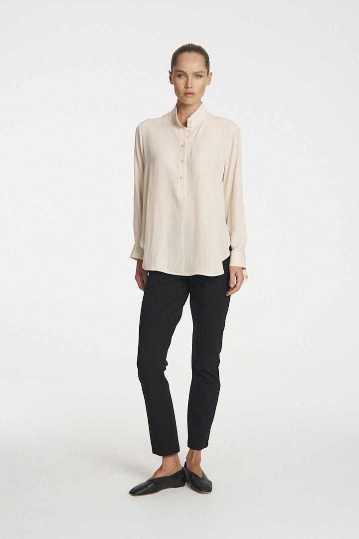 Mela Purdie Swish Tab Shirt - Vanilla