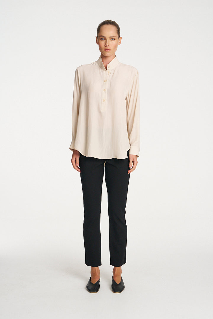 Mela Purdie Swish Tab Shirt - Vanilla