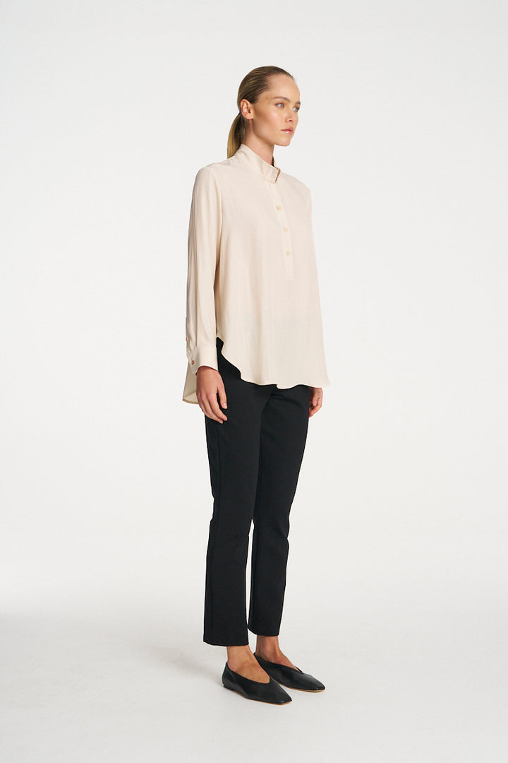 Mela Purdie Swish Tab Shirt - Vanilla