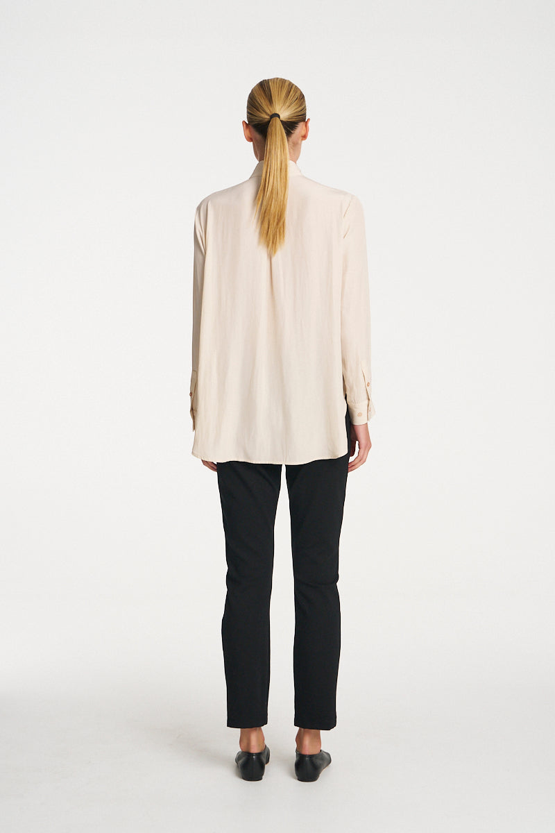 Mela Purdie Swish Tab Shirt - Vanilla