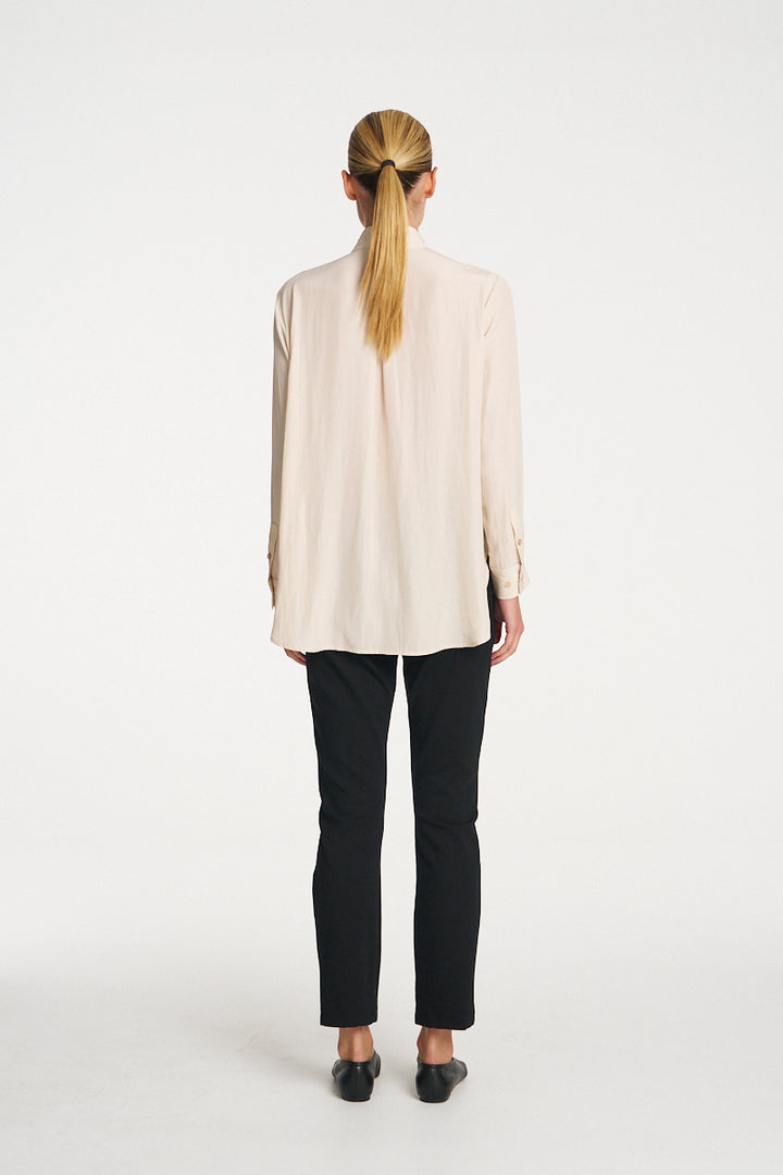 Mela Purdie Swish Tab Shirt - Vanilla