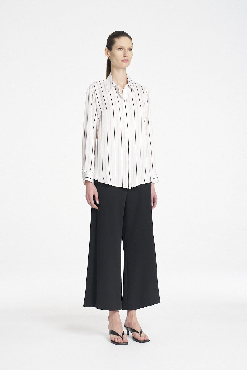 Mela Purdie Soft Shirt - Wht/Blk