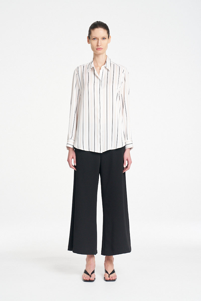 Mela Purdie Soft Shirt - Wht/Blk