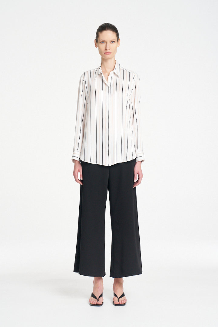 Mela Purdie Soft Shirt - Wht/Blk