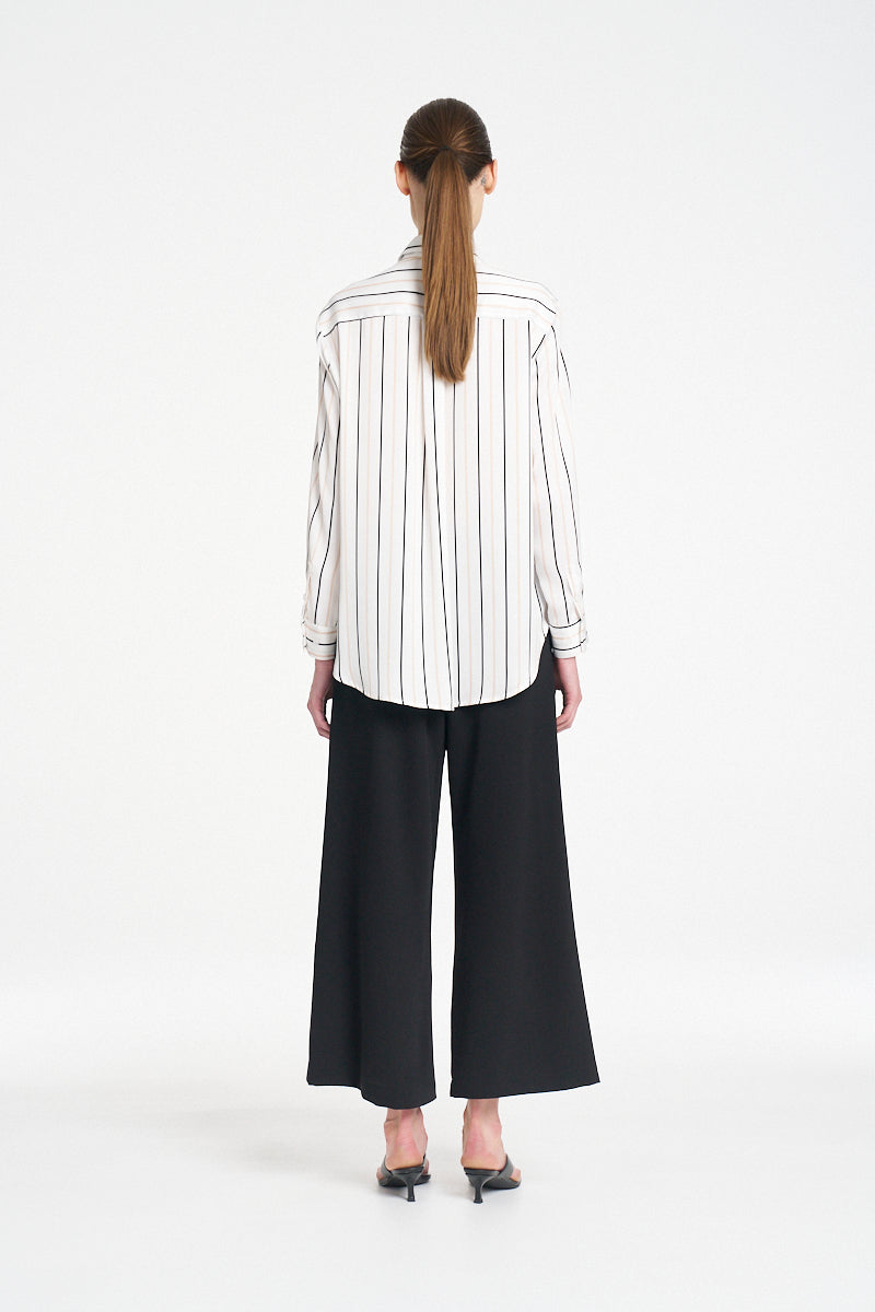 Mela Purdie Soft Shirt - Wht/Blk