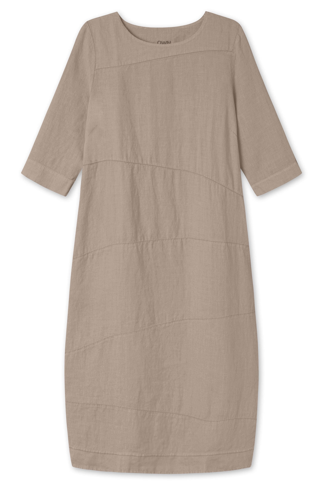 By Basics Linen Dress - Mole