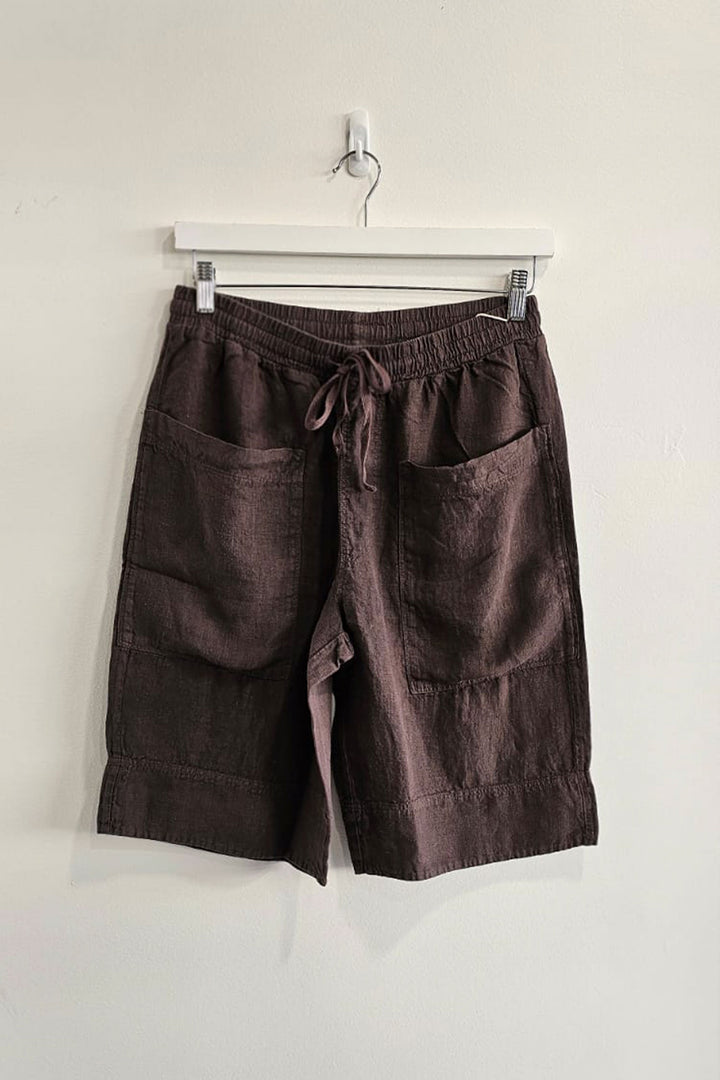 By Basics Pocket linen shorts