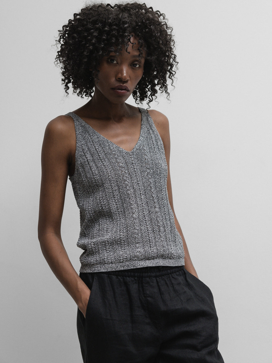 Mos Mosh Cressida Melange Knit Top
