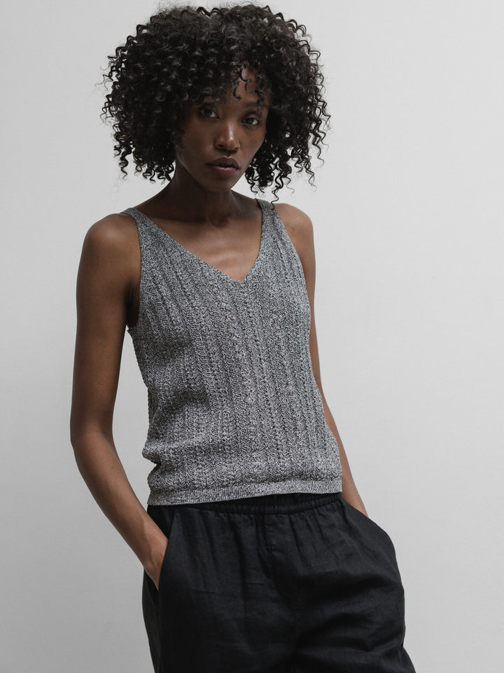 Mos Mosh Cressida Melange Knit Top