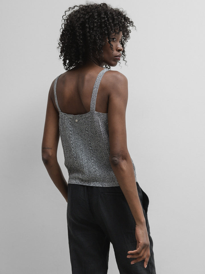 Mos Mosh Cressida Melange Knit Top