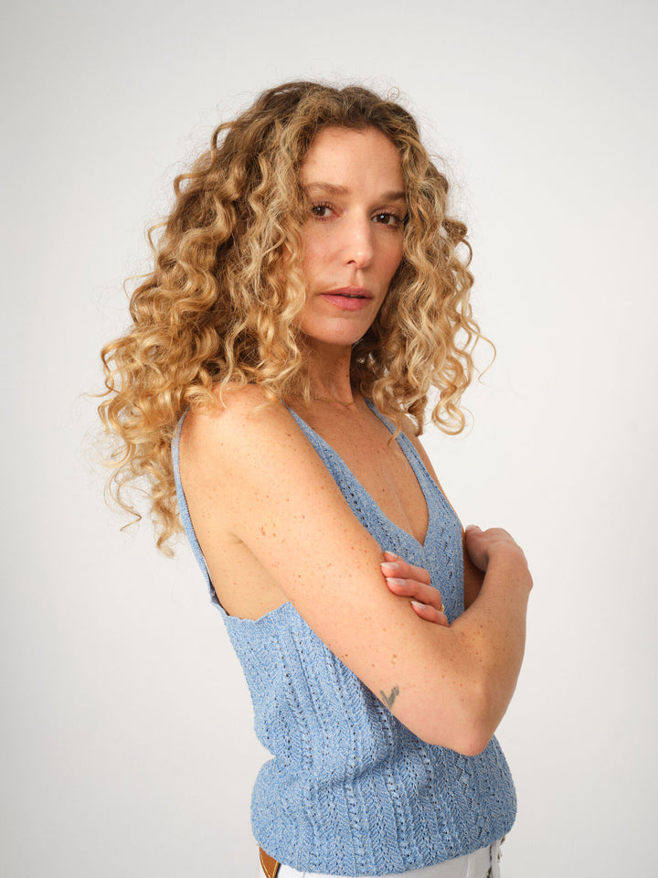 Mos Mosh Cressida Melange Knit Top