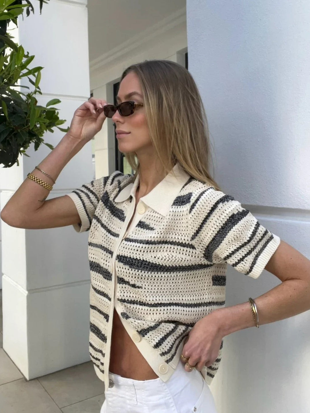 Mos Mosh Une Wave Cardigan