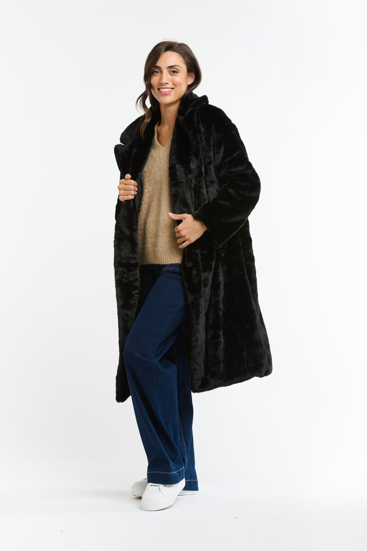 Italian Star Vegas Coat - BLK