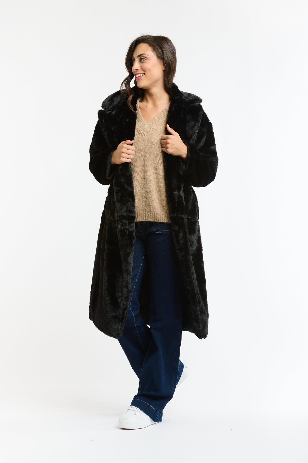 Italian Star Vegas Coat - BLK