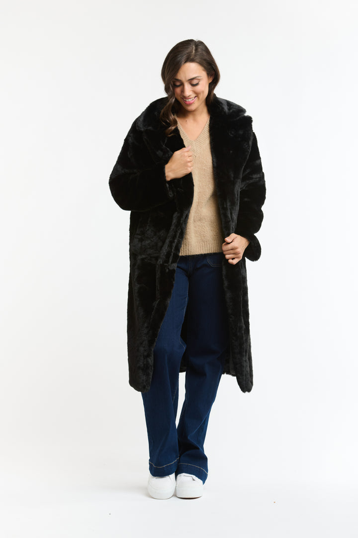 Italian Star Vegas Coat - BLK