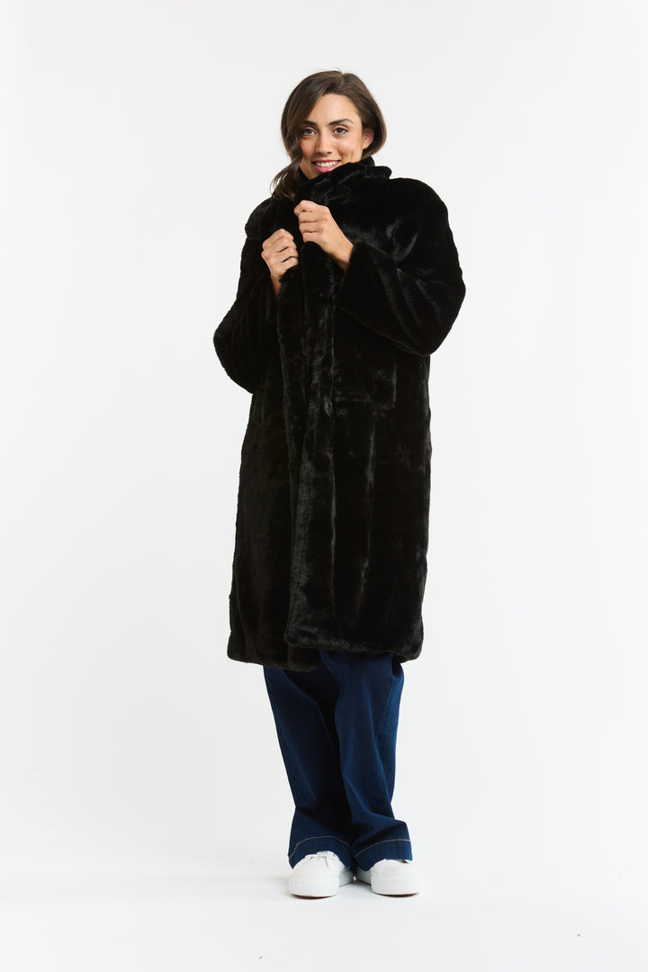 Italian Star Vegas Coat - BLK