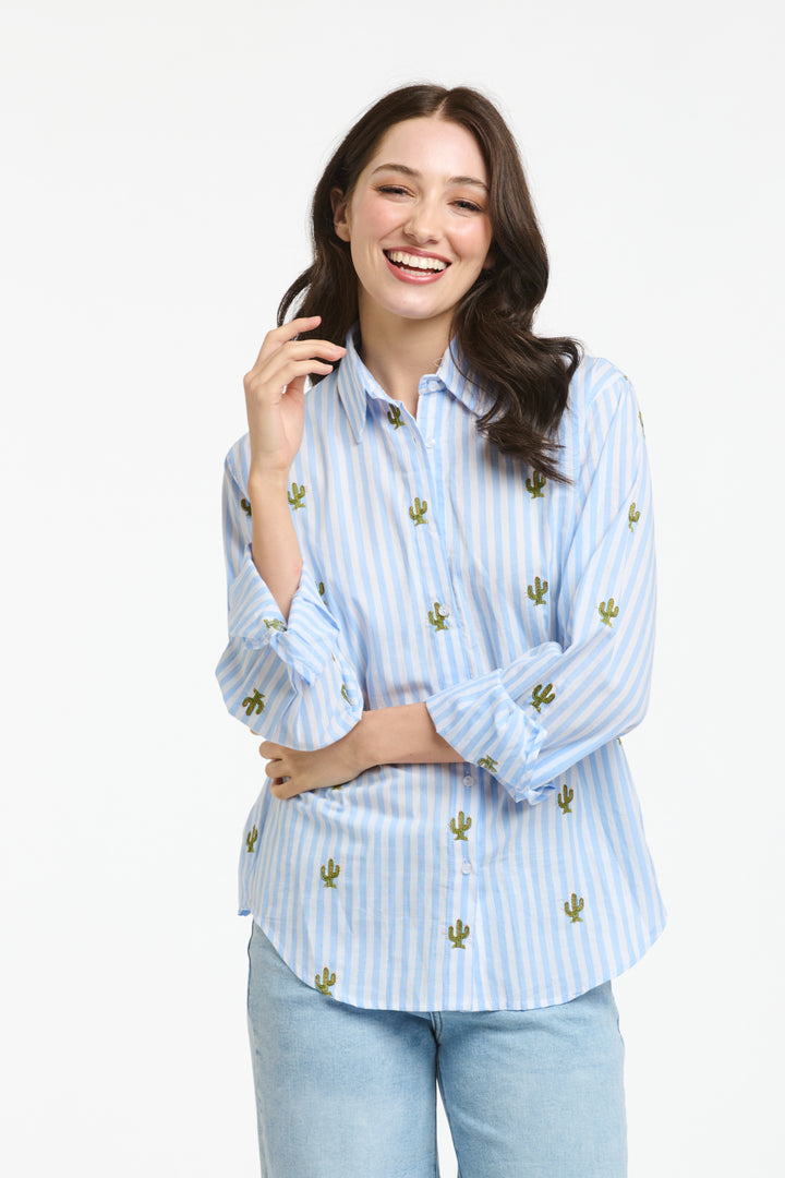 Italian Star Cactus Shirt - Bl