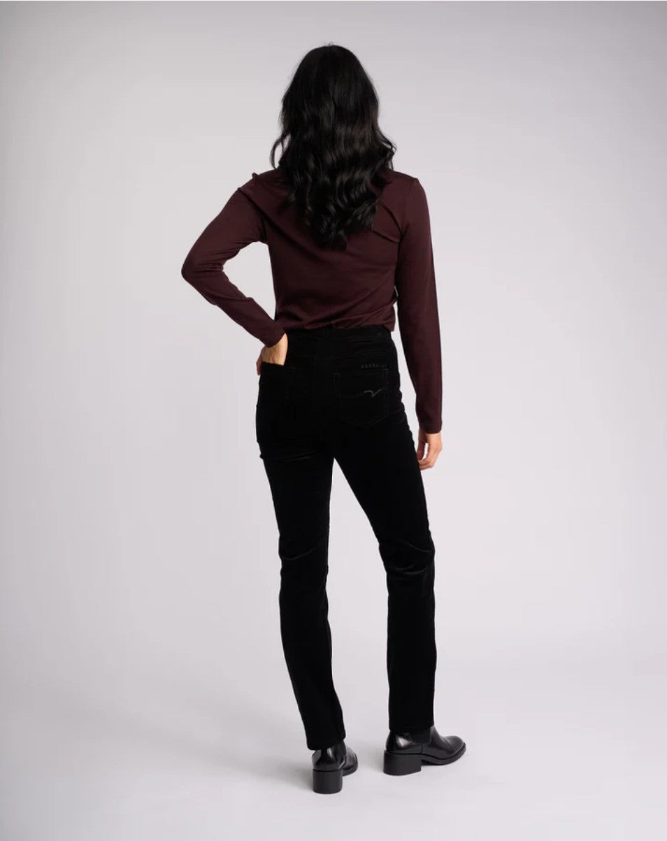 Vassalli Bay Cord Pants -BLK