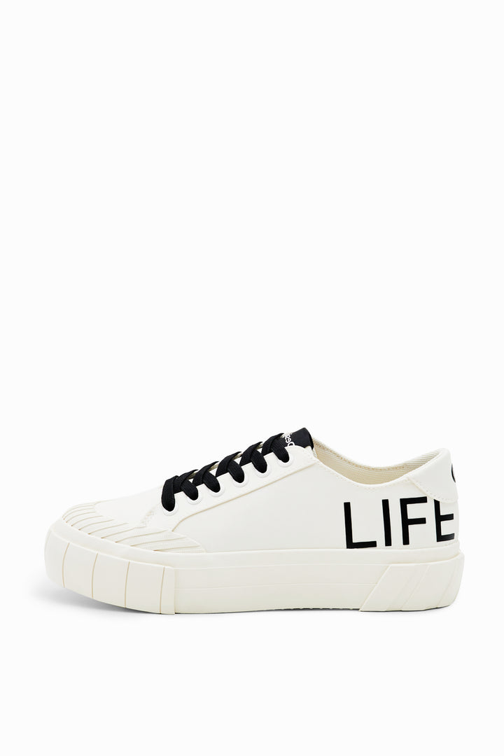 Desigual Life is Awesome platform sneakers