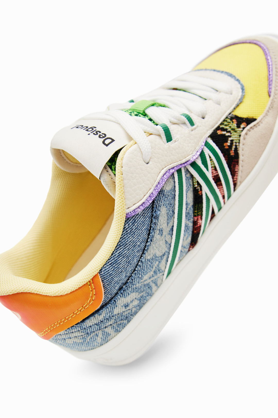 Desigual Patchwork platform sneakers