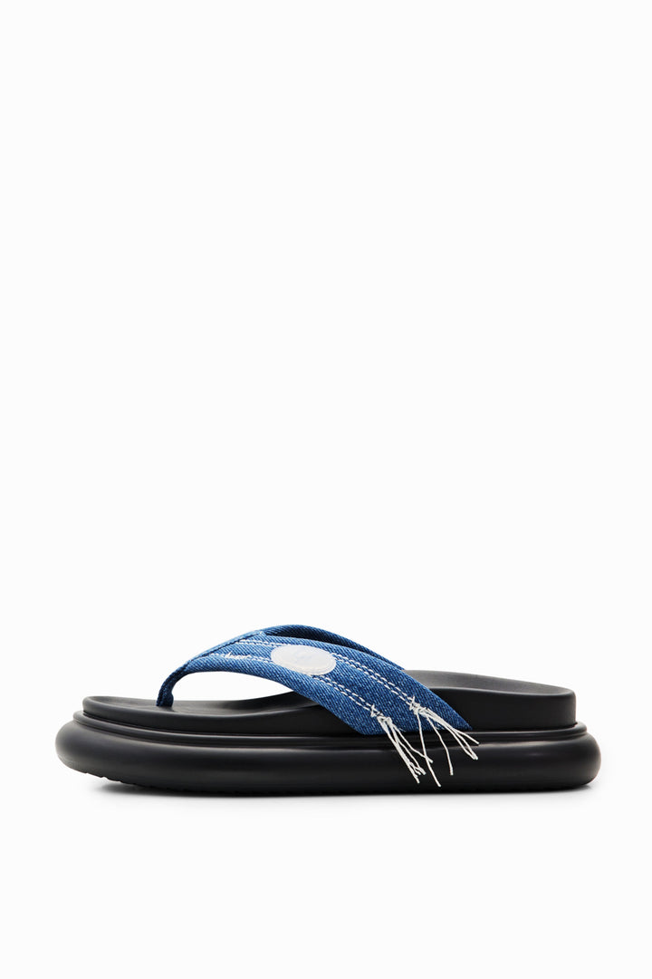 Desigual Denim toe post sandals