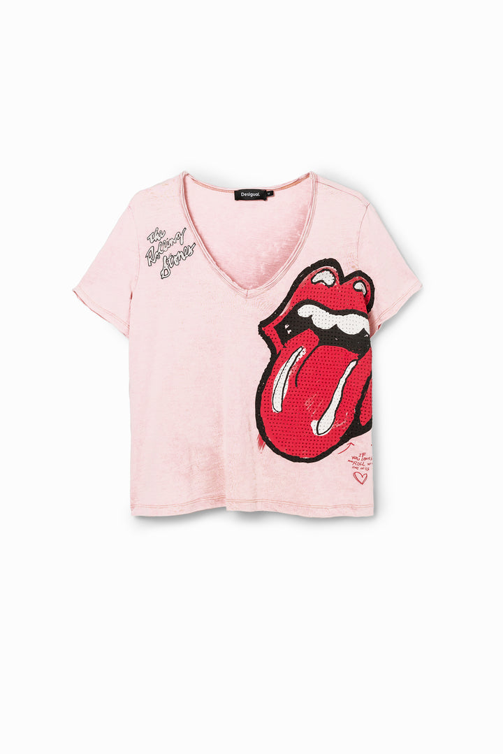 Desigual Rhinestone The Rolling Stones T-shirt